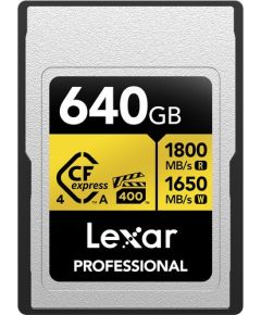 Lexar Карта памяти 640GB Professional GOLD CFexpress 4.0 Type A Карты памяти