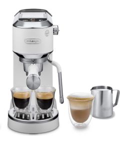 DeLonghi Dedica Duo, white - Manual espresso machine Кофеварки