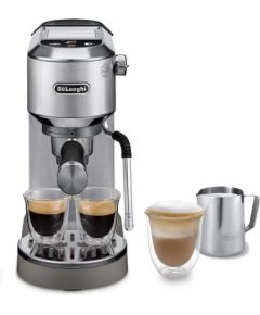 DeLonghi Dedica Duo, silver - Manual espresso machine Кофеварки