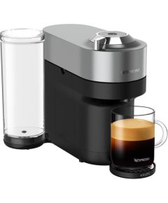 Krups Nespresso Vertuo Pop+, titan - Capsule coffee machine Kafijas aparāti
