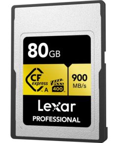 Lexar Карта памяти 80GB Professional GOLD CFexpress 4.0 Type A Карты памяти
