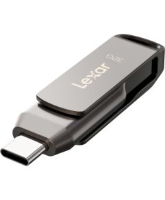 Lexar 32GB флешка JumpDrive Dual Drive D400 Type-C и Type-A Aудио-видео