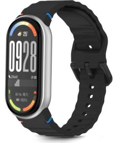 Tech-Protect watch strap Silicone Sport Xiaomi Smart Band 8/9/10, black Jaunumi - Viedierices