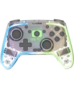 Speedlink wireless gamepad Rait NX RGB PC/Android/Switch, clear (SL-650115-CR) Piederumi konsolēm