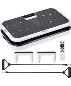 Vibrācijas platforma ar atspiešanās rokturiem un pretestības gumijām SVP09 HMS Balansa trenažieri