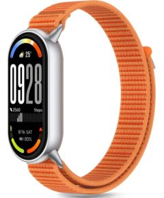 Tech-Protect watch strap Nylon Stripe Xiaomi Smart Band 8/9/10, orange/grey Jaunumi - Viedierices