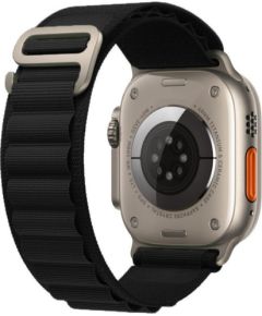 Tech-Protect watch strap Nylon Pro Apple Watch 42/44/45/49mm, black Jaunumi - Viedierices