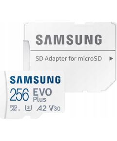 MEMORY MICRO SDXC EVO+ 256GB/V30 W/A MB-MC256SA/EU SAMSUNG Карты памяти