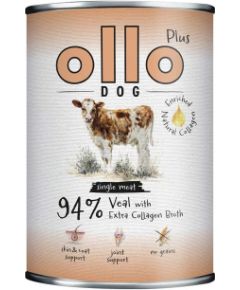 Ollo Plus Kolagen Cielęcina 400g puszka dla psa Suņu barība