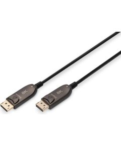 Digitus DisplayPort AOC Hybrid Fiber Optic Cable, UHD 8K, 10 m Adapteri