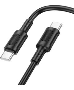 USB кабель Borofone BX111 60W USB-C to USB-C 1.0m черный Дата USB-кабели