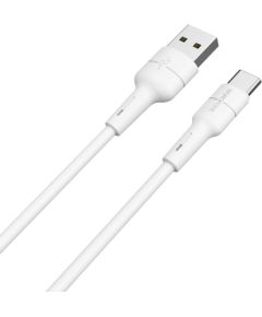 USB кабель Borofone BX30 Type-C 1m силиконовый белый Дата USB-кабели