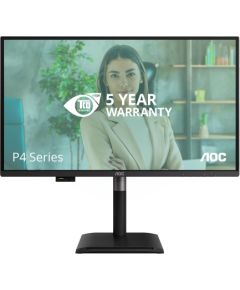 LCD Monitor AOC 27 " 2560 x 1440 pixels Wide Quad HD Native aspect ratio 16:9 Flat Q27P4U LED / LCD мониторы