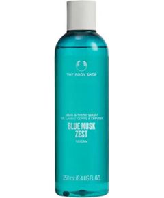 The Body Shop Blue Musk Zest Hair & Body Wash - Mýdlo na tělo a vlasy 250ml Духи и косметика