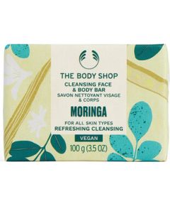 The Body Shop Moringa Face & Body Bar - Tuhé mýdlo na obličej a tělo 100.0g Духи и косметика