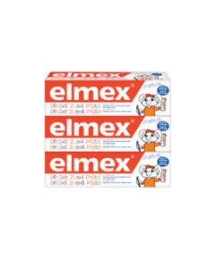 Elmex Kids Trio Toothpaste (3 pcs) - Children's toothpaste 50ml Духи и косметика