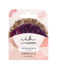 Invisibobble Sprunchie Slim The Snuggle is Real - Gumičky do vlasů ( 2 ks ) Matu kopšana