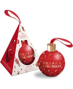 Uniquee Luxury Pěna do koupele vánoční baňka ( Fík & Brusinka ) 250ml Косметика для тела