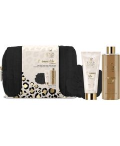 Uniquee Luxury Dárková sada péče o tělo v kosmetické tašce ( Kašmír, Mošus & Ambra ) Ķermeņa kosmētika