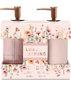 Uniquee Luxury Dárková sada péče o ruce ( Pivoňka, Broskev & Malina ) Ķermeņa kosmētika