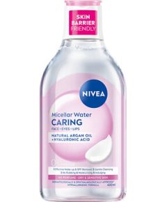 Nivea Micellar Water Caring - Micelární voda pro suchou pleť 400ml Ķermeņa kosmētika