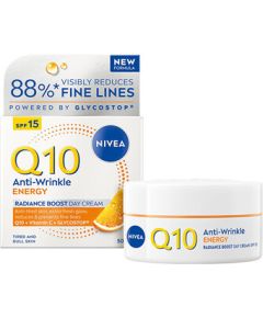 Nivea Q10 Energy Day Cream - Energizující denní krém 50ml Ķermeņa kosmētika