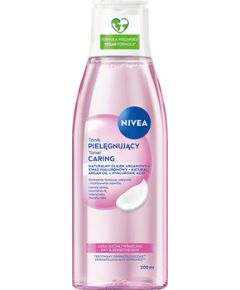 Nivea Caring Toner - Pleťová voda pro suchou a citlivou pleť 200ml Ķermeņa kosmētika