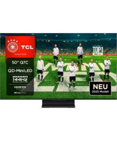 TCL 50Q7C Mini-LED (125.7 cm (50 inches), black, UltraHD/4K, Google TV, triple tuner, 144Hz panel) Televizori