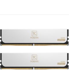 Team Group DDR5 - 32GB - 6400 - CL - 32 (2x 16 GB) dual kit, RAM (white, CTCWD532G6400HC32ADC01, AMD EXPO) RAM Operatīvā atmiņa