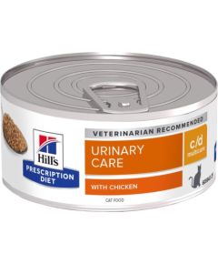 HILL'S Feline c/d Urinary Care Stew with Chicken - wet cat food - 82 g Kaķu konservi