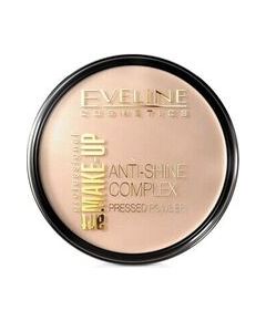 Eveline Cosmetics Make-Up Art Anti-Shine Complex Pressed Powder - Pudr pro sjednocenou a rozjasněnou pleť 14 g 33 Golden Sand 0ml Kосметические средства