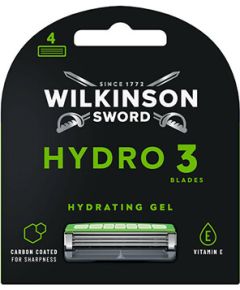 Wilkinson Sword Hydro 3 Black Edition - Náhradní hlavice ( 4 ks ) Smaržas - NESAKĀRTOTS