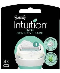 Wilkinson Sword Intuition Sensitive Care (3pcs) - Replacement head for sensitive skin Smaržas - NESAKĀRTOTS