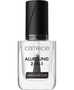 Catrice Allround 2-in-1 Nail Polish - Podkladový a krycí lak na nehty 10,5 ml 0.0ml Kосметические средства