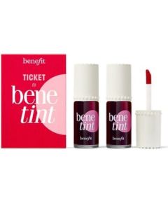 Benefit Ticke to Benetint Duo Set - Dárková sada tekutých barev na rty a tváře Духи и косметика