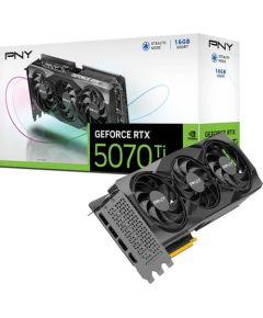 Pny Technologies PNY GeForce RTX 5070 Ti (DLSS 4, 3x DisplayPort, 1x HDMI 2.1) Видеокарты