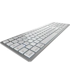KW 9100 SLIM FOR MAC (silver/white, DE layout, Cherry SX scissor technology) Klaviatūras