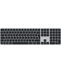 Magic Keyboard with Touch ID and numeric keypad (silver/black, DE layout, for Mac models with Apple chip) Klaviatūras