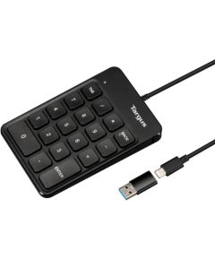 Targus Numeric EcoSmart Numeric Keypad Wired Black Klaviatūras