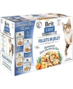BRIT Care Fillets in Jelly Flavour Box- wet cat food - 12 x 85g Консервы кошек