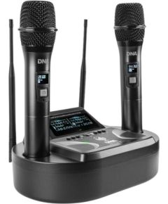 Dna Professional UMA VOCAL SET - Podwójny zestaw bezprzewodowy 2x mikrofon doręczny + odbiornik wraz ze stacją ładowania mikrofonów Mикрофоны