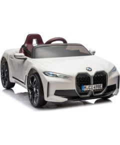 Lean Cars BMW I4 4x4 JE1009 Battery-Owned Car White Jaunumi, Bērnu preces