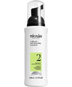 Nioxin System 2 Scalp & Hair Treatment - Bezoplachová péče pro pokožku nebarvených, mírně řídnoucích vlasů 100ml Matu kopšana