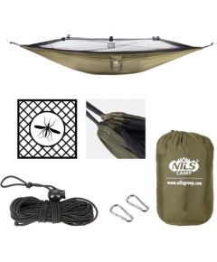 Šūpuļtīkls NC3116 GREEN MOSQUITO HAMMOCK NILS CAMP гамаки