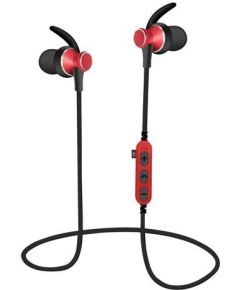 Platinet Premium Bluetooth Sport Headset & Handsfree / MicroSD Card Reader / A2DP / Спортивные наушники Kрасный Наушники