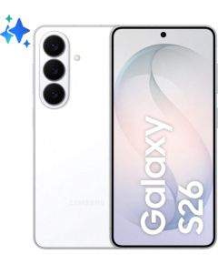 Samsung Galaxy S26 16 cm (6.3") Dual SIM Android 16.0 5G USB Type-C 12 GB 512 GB 4300 mAh White Mobilie telefoni