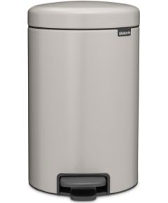 BRABANTIA atkritumu tvertne ar pedāli NewIcon, 12 l, Soft Grey - 252303 Papīra - atkritumu grozi