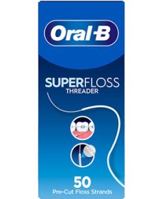 Oral-b Super Floss - Dentální nit ( 50 ks ) Smaržas - NESAKĀRTOTS
