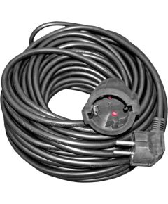 Besk Pagarinātājvads 20m b/z 20m 2Gx1.0mm melns Strāvas pagarinātāji