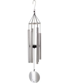 Колокольчик ветра NATURE'S MELODY, H83см, серебро Новинки Для дома и сада 